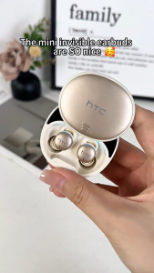 HTC NE97 Bluetooth Earphone Wireless Earbuds Sleep Earbuds APP Control White Noise Side Sleeper Mini Invisible Headset Dolby Audio