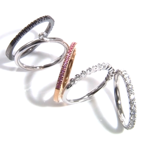 Chow Sang Sang 周生生 Promessa Starry 18K White Gold Diamond Ring (Size: 13 Diameter 16.6mm) 87755R