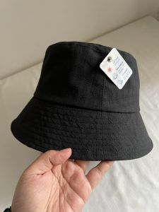 Casual Fishing Cap Bucket Hat Womens Spring Summer Glowing Sunshade Hat Outdoors Elegant Cotton Flat Top Wide Brim Hat