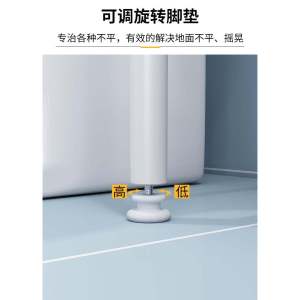 Bathroom Floor-Mounted Storage Rack Toilet Paper Holder Modern Simple Style Metal Three-Layer Shelf Sink Organizer No Drilling Required