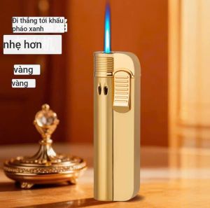 (Shop bán giá sỉ tặng phụ kiện) Bật lửa khè kiểu dáng sang trọng và cao cấp thích hợp sưu tầm hoặc làm quà tặng vỏ bằng kim loại xài gas. Shop tặng đầu bơm + thẻ bảo hành