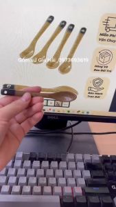 Thìa Cafe Gốm Bát Tràng Chính Hãng Màu Nâu