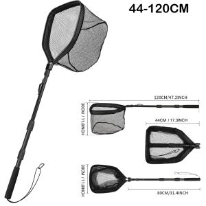 Floating Fishing Net Folding Fishing Landing Net Durable Nylon Fishing Net for Easy Fish Catch or Release Freshwater Saltwater