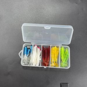 Bộ Mồi Câu Mềm Topranc 40 Món Mồi Giả Dạng Đuôi Mái Chèo Mồi Giả Dạng Váy Dành Cho Cá Đen Cá Hồi Ở Hồ Sông