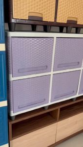 CLUB TRIPLE FLIP SUSUN 2 LEMARI PLASTIK SERBAGUNA - JUSTINE 6 PINTU 9 PINTU MURAH