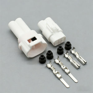 1-10Set 2Pin Male/ Female Shell Waterproof Automatic Connector Suitable For Turn Signal Side Light Plug Car Connection Fog Light