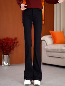 กางเกงขายาวทรงหลวมเอวสูงสำหรับผู้หญิง ทรงขากว้าง ทรงหลวม ทรงเข้ารูป ทรงขากระบอก ทรงลำลอง สำหรับฤดูใบไม้ผลิและฤดูใบไม้ร่วง