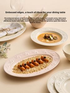 YOGEHOME | Underglaze Ceramic Bowl and Plate Set Home Dinnerware