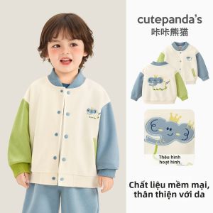 CUTEPANDAS | Áo Khoác Bóng Đá In Hình Thú Cưng Cho Bé