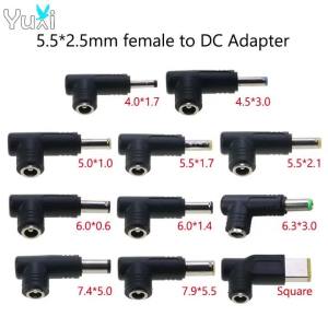 YuXi 240W DC Power Adapter Connector 5.5*2.5mm Female to 7.4*5.0 4.5*3.0 Laptop Power Supply Converter For Lenovo HP Dell