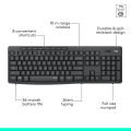 Logitech MK295 Wireless Mouse & Keyboard Combo – SilentTouch Tech, Full Numpad, Advanced Optical Tracking, Nano USB Receiver, Lag-Free Wireless, 90% Less Noise. 