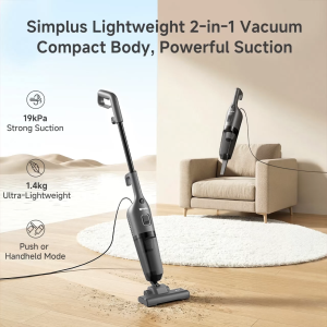 Simplus Corded Vacuum 19kPa丨600W Powerful Suction丨Penyedut Habuk Ringan 1.4kg丨4.5m Cord XCQH021