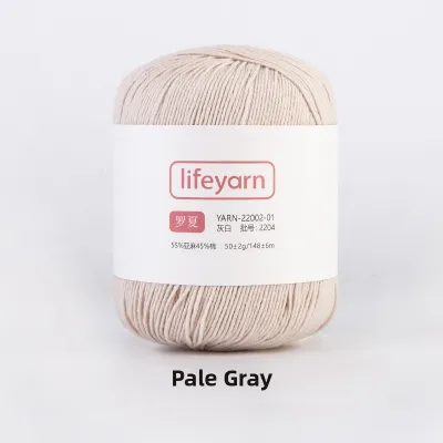 LIFEYARN | Hand-Knitting Linen Cotton Yarn Sweater & Shawl