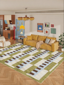 YUNHAOBUYI | Green No-fuss Easy-maintenance Bauhaus Design Dirt-resistant Carpet