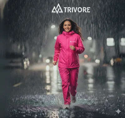 jas hujan raincoat anti bocor anti rembes TRIVOR terlaris pria wanita jas hujan tebal hodie kekinian