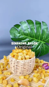 Singkong Balok 250gr Murah / Kripik Singkong Kotak Dadu Asin Gurih Renyah Khas Padang Keripik Pohong