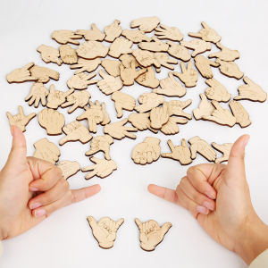 Montessori Gesture Matching Puzzle Teaching Tool Fine Motor Training Early Education Educational Toys Gifts For Children Kids