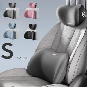 Car Headrest/Lumbar Support Car Neck Pillow Waist Cushion Driver Seat Backrest Car Cushion Driving Lumbar Support Waist Support