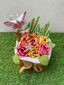 慰灵之花 B (大悲咒)F05B小盒花-合适拜祖先 往生做功德)Solace Flower-custom made flower color