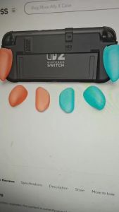 Savage Raven by Skull & Co. NeoGrip: an Ergonomic Grip Hard Shell with Replaceable Grips [to Fit All Hands Sizes] for Switch2