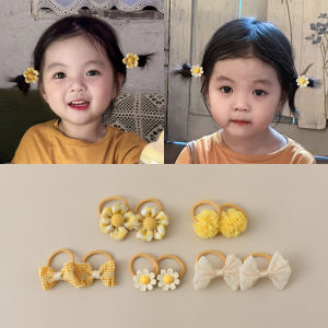 Adorable Butterfly Knot Hair Ties for Babies: Non-Damaging Hair Accessories for Children's Fashion and Korean Style Girls' Hair Bands