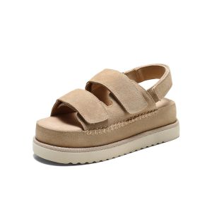 Belle | Thick Sole Platform Sandals Women Velcro Closure