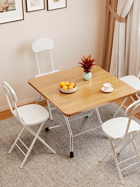Folding dining table portable desk computer table multifunctional simple  small table outdoor indoor home Lazada PH