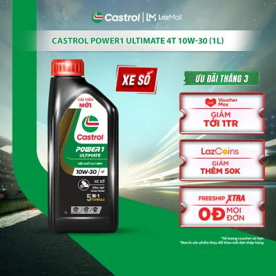 Dầu nhớt xe số CASTROL POWER1 ULTIMATE 4T 10W-30 (1L)