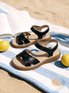 Josiny | Soft Thick Platform Womens Sandals Genuine Leather
