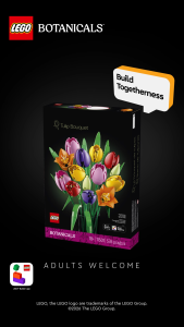 [BrickMonster] LEGO 11501 Tulip Bouquet (Botanical Collections)