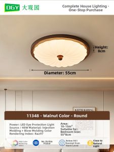DGY | Vintage Song Dynasty Aesthetic New Chinese Style Ceiling Light