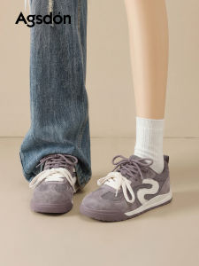 Agsdon | Women Purple Breathing Thick Sole Gymnastics Shoes