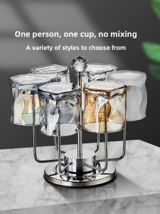 BANGBEBE | Luxury Heat-Resistant Glass Water Cup Set 6 Pieces