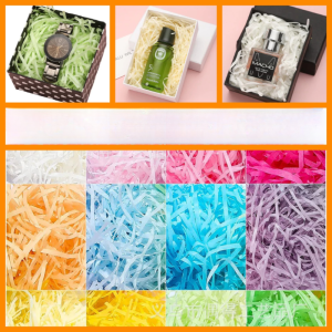 Shredded Paper Colorful Paper Gift Packaging Paper Fillers Crinkled100 grams