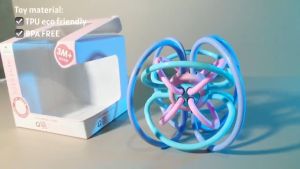 Mainan Anak Bayi Manhattan Bola Gigitan Teether Bayi Bpa Free