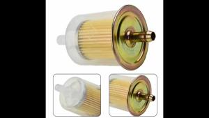 Universal Fuel Filter for Diesel Fuel Filter for RV Truck Car Motorcycle Scooter Garden Tools Durable Replacement