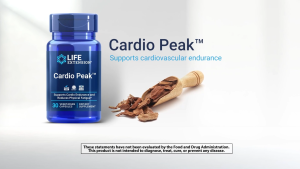 Life Extension Cardio Peak" 30 Veg Capsules Vegetarian Wellness Aid