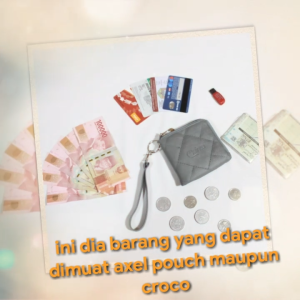 Quinta Axel croco Dompet Kunci serbaguna dengan 4 variasi warna bahan sintesis leither