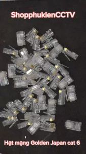 [Ảnh thật] [Chính hãng] Đầu bấm mạng RJ-45 Cat 5 - Hạt mạng golden japan túi 100 hạt nhập