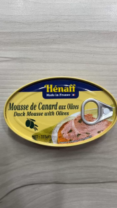 Date 01/29 Pate vịt với dầu olive Henaff 115g