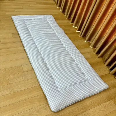 Nệm topper trải sàn êm ái M2T BEDDING kích thước 90x1m9 độ dày 3-4cm - Topper có lớp chống trơn