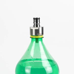 Simple Soda Cocktail Carbonation Head Coca-Cola Bottle Adapter Equal Pressure Beverage Filling Connector Metal Ice Bucket