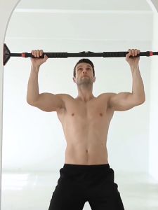 🔥Msia Stock🔥Adjustable Workout Pull Up Bar Chin Bar Fitness Door Way Gym Equipment Fit Accessories Workout Training 室内引体向上器 室内单杠