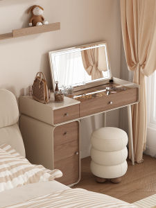 DMX | Foldable Multifunction Vintage Cream Vanity Desk