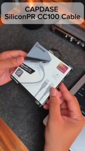 CAPDASE USB Cable Sync&Charge Type C to C / รุ่น SiliconPR cc100 / 5A 100W ความยาว1.2M