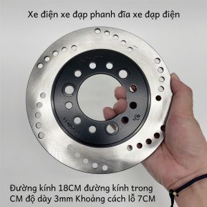 Trống Phanh Cho Xe Đạp Điện Và Xe Tay Ga Điện 180mm 58mm 70mm Miếng Đệm Phanh Đĩa Cực Dày Cho Xe Điện