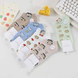 ถุงเท้าผู้หญิง 1แพค10คู่ Korea fashion socks ถุงเท้าข้อยาววินเทจ แฟชั้น L10