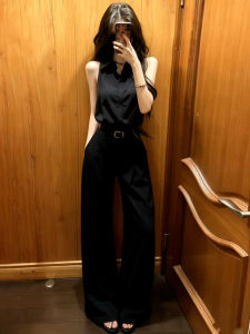 Karrar betsey | Bộ Áo Không T Tay và Quần Cao Waist Mùa Hè Phong Cách Thông Minh