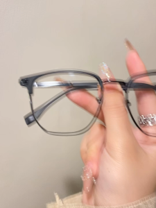 Fashion Eyeglasses For Women And Men Matte black Eyewear Glasses Replaceable Lens Anti Blue Light Computer Kacamata