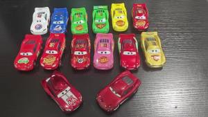 Pixar Cars Figures 1:55 Alloy Car Model Alloy Lightning McQueen Chick Hicks Metal Model Racing Car Toy Kids Birthday Gift